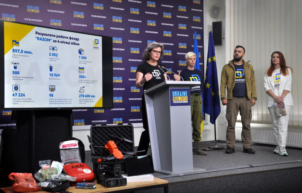 Razom Foundation Raised over USD 57 Million for Ukraine, with Funds To