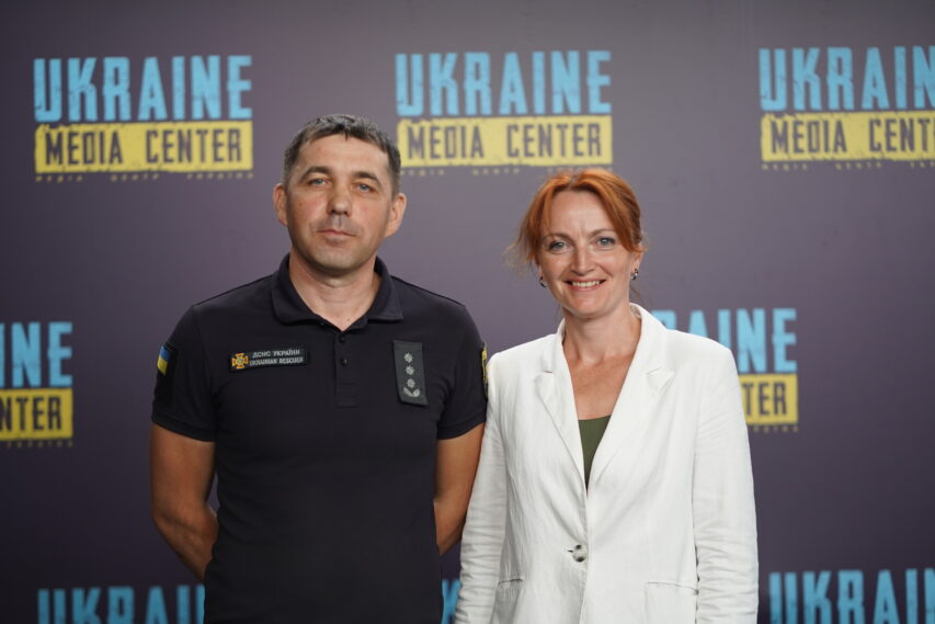 Natalia Alekseeva, Manager of the Executive Committee of the Lviv City Council, Ivan Movchan, Vice Rector of Lviv State University of Life Safety