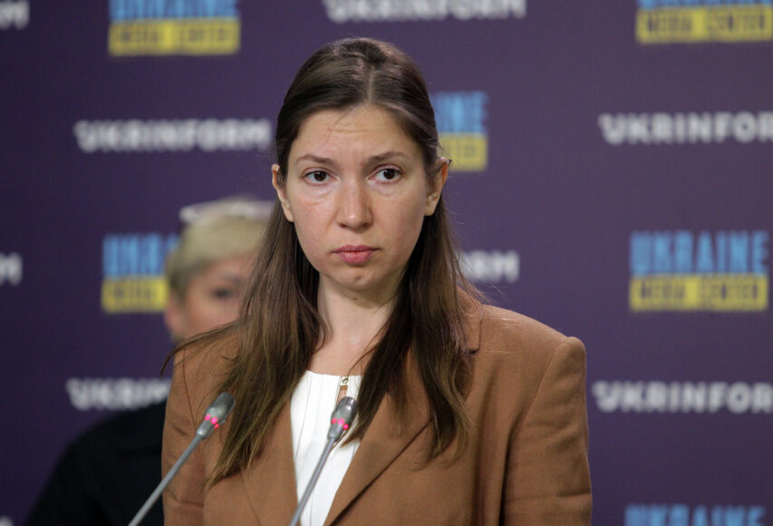 Nataliia Zarytska, a wife of a POW (Olenivka), Chair of the “WOMEN OF STEEL” Council of Wives and Mothers of Ukraine’s Defenders", Media Center Ukraine — Ukrinform