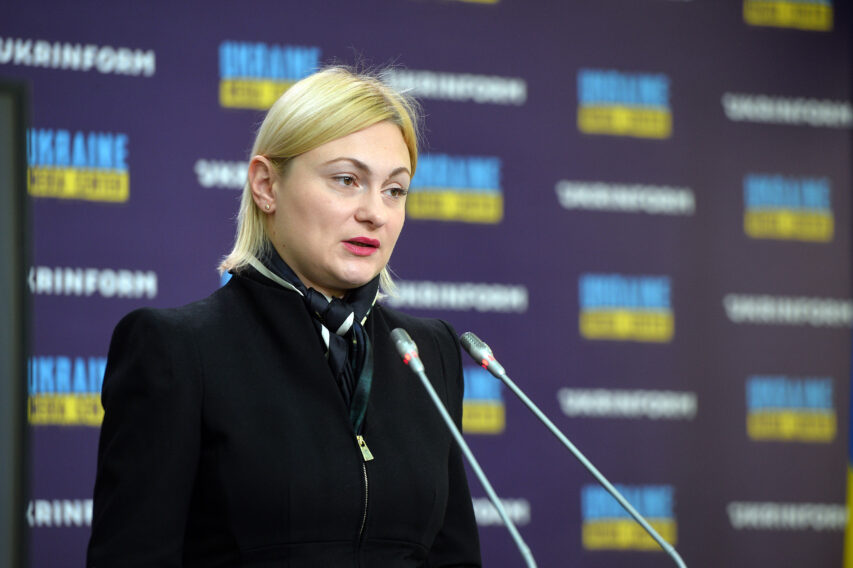 Yevheniya Kravchuk, Deputy Head of the Committee on Humanitarian and Information Policy, Deputy Head of the Servant of the People Parliamentary Party, Member of the Ukrainian delegation to the OSCE PA, Member of PACE Delegation, Media Center Ukraine — Ukrinform