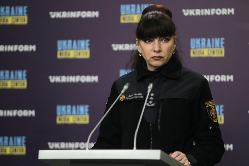 Svitlana Vodolaha, Press Secretary of the Directorate of the State Emergency Service in Kyiv city, Media Center Ukraine — Ukrinform