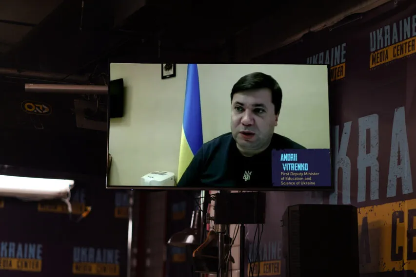 Andrii Vitrenko, First Deputy Minister of Education and Science of Ukraine, Media Center Ukraine