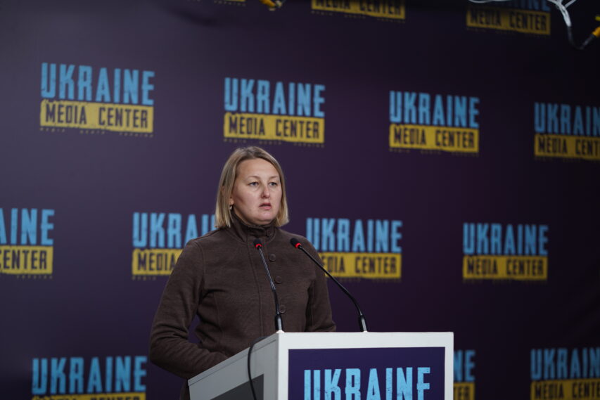 Iryna Shvaiko, Head of the Projects and Events Department of Lviv Oblast Military Administration at the Media Center Ukraine