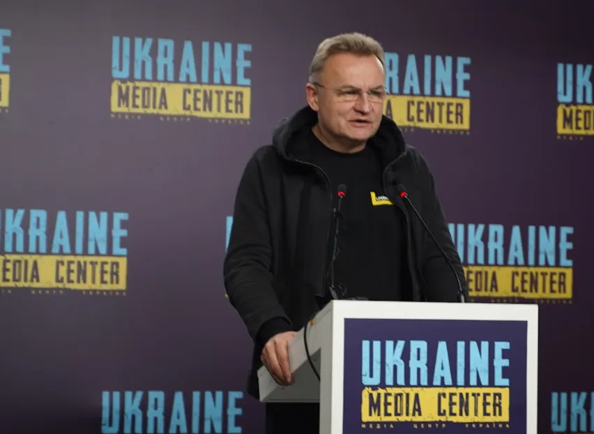 Andrii Sadovyi, Mayor of Lviv at Media Center Ukraine