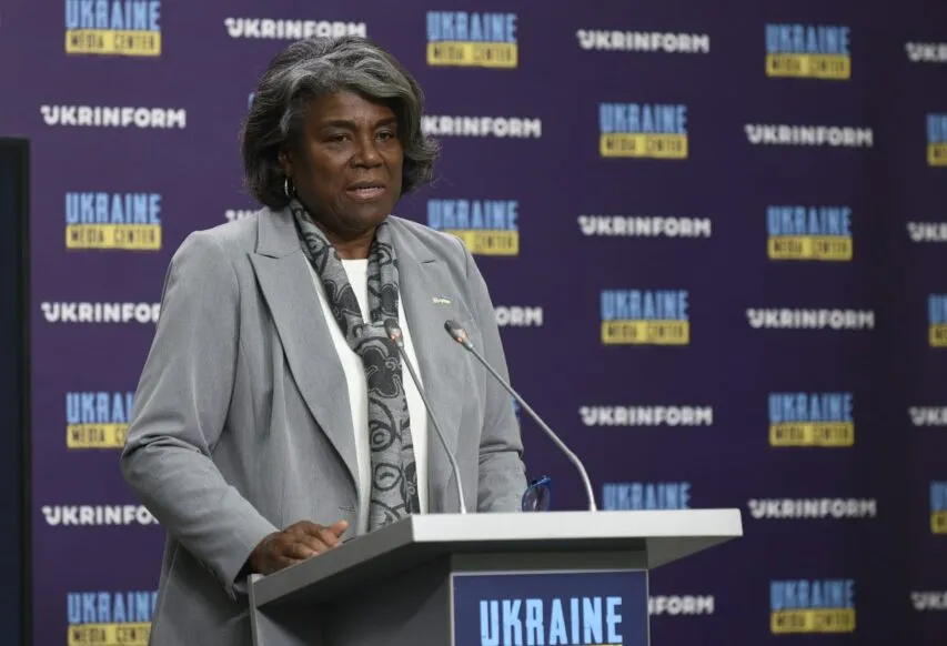 The Ambassador Linda Thomas-Greenfield, U.S. Representative to the United Nations, Media Center Ukraine — Ukrinform