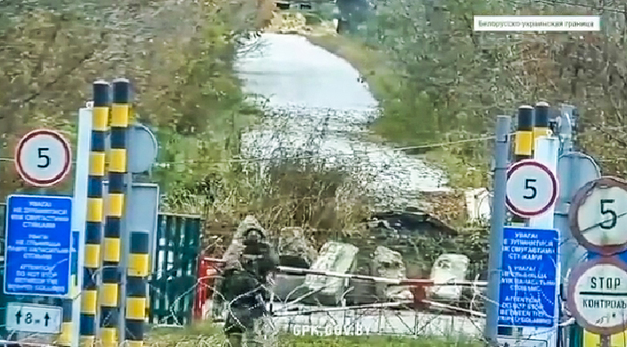 Відео з українським прикордонником на кордоні з білоруссю — це демонстрація того, що чекає на ворогів, які зайдуть на територію України — ДПСУ